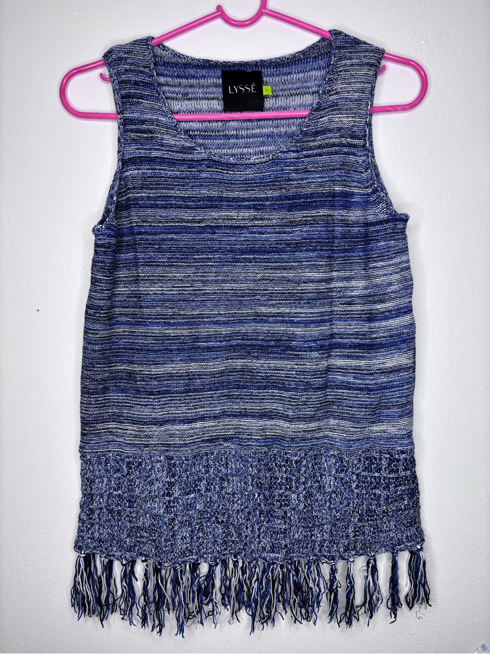 Lysse Knit Fringe Tank